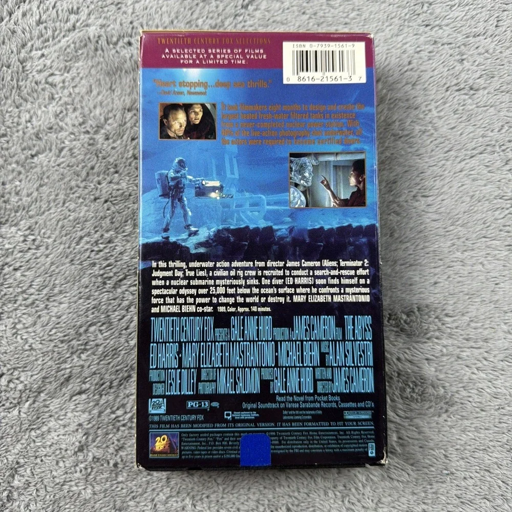 The Abyss VHS‎ 1989